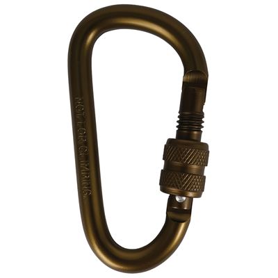 Moschettone con chiusura di sicurezza 80 mm COYOTE ROTHCO 214 2