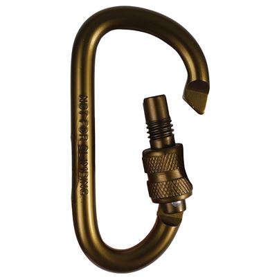 Moschettone con chiusura di sicurezza 80 mm COYOTE ROTHCO 214 4