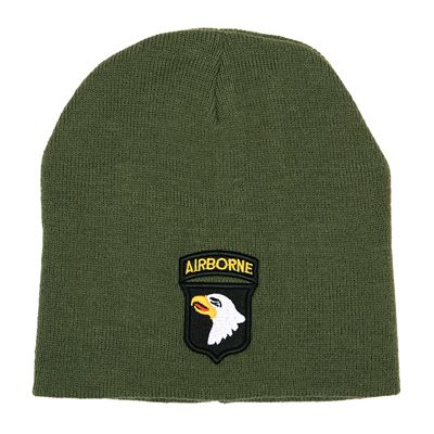 Cappello 101st AIRBORNE lavorato a maglia VERDE FOSTEX 214141OD 2