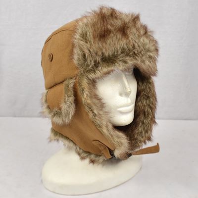 Cappello da montagna russo ANTARTICA CANVAS COYOTE FOSTEX 214170CO 2