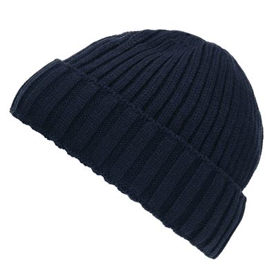 Berretto lavorato a maglia EXTREME BEANIE con imbottitura termica BLU