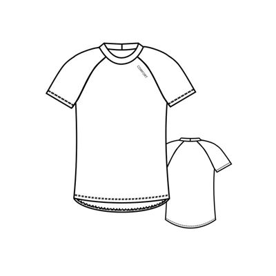 Maglietta a maniche corte IBRIT in lana VERDE JITEX 21441-Z 2