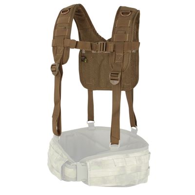 Bretelle da combattimento MOLLE forma H COYOTE BROWN