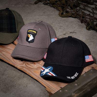 Cappellino da baseball US AIR FORCE NERO FOSTEX 215083BLK 2