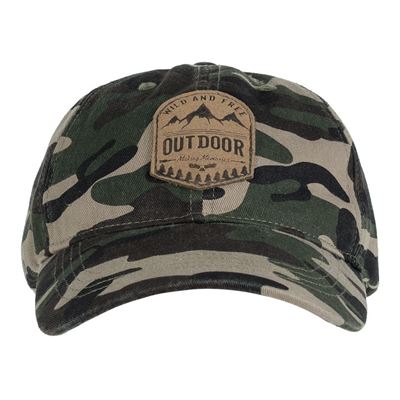 Cappellino da baseball OUTDOOR prelavato CAMO FOSTEX 215051 2