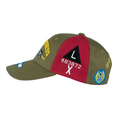 Cappellino da baseball B-17 VERDE FOSTEX 215061 5