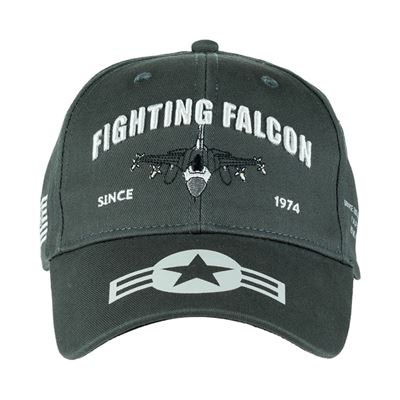 Cappellino da baseball F-16 FALCON GRIGIO FOSTEX 215066 2