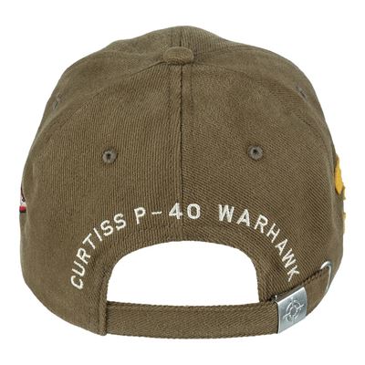 Cappellino da baseball P-40 CURTISS MARRONE FOSTEX 215072 2