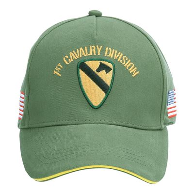 Cappellino da baseball US CAVALRY WWII 3D VERDE FOSTEX 215094G 3