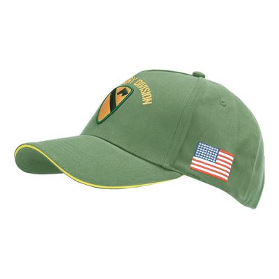 Cappellino da baseball US CAVALRY WWII 3D VERDE