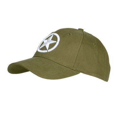 Cappellino da baseball con ricamo 3D ALLIED STAR WWII VERDE