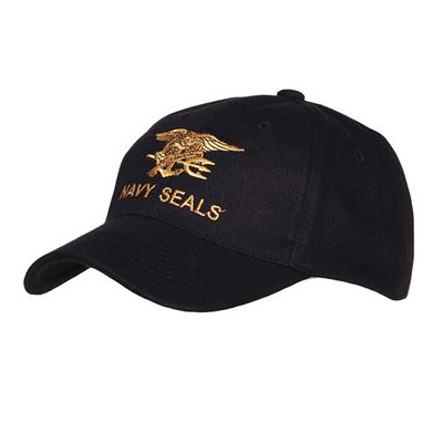 Cappellino da baseball NAVY SEALS NERO