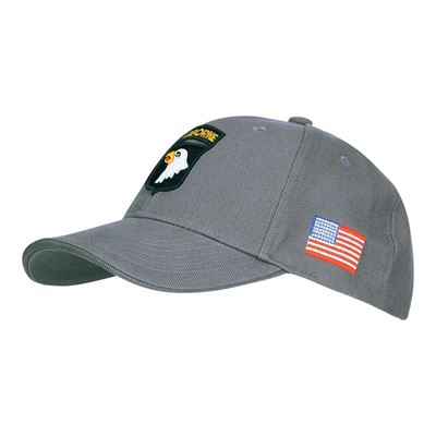 Cappellino da baseball 101st AIRBORNE GRIGIO