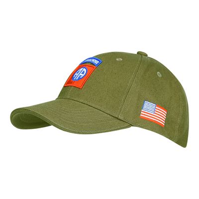 Cappellino da baseball 82nd AIRBORNE VERDE