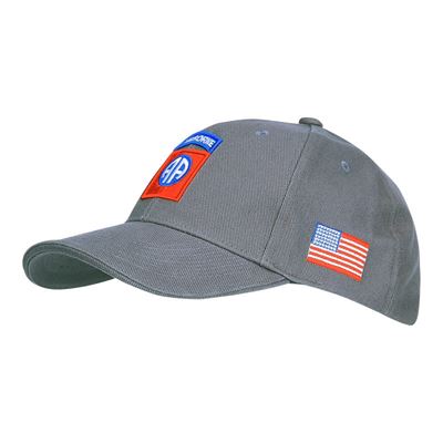 Cappellino da baseball 82nd AIRBORNE GRIGIO