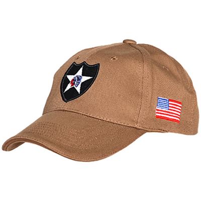 Cappellino da baseball 2nd INFANTRY DIVISION KHAKI