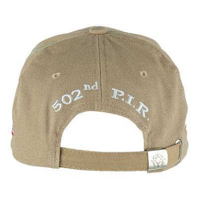 Cappellino da baseball 502nd PIR KHAKI FOSTEX 215151-245TAN 3