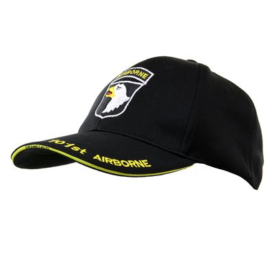 Cappellino da baseball ARMY 101st AIRBORNE NERO