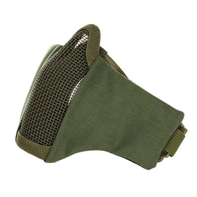 Maschera AIRSOFT imbottita con griglia VERDE