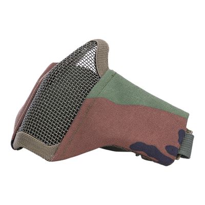 Maschera AIRSOFT imbottita con griglia WOODLAND
