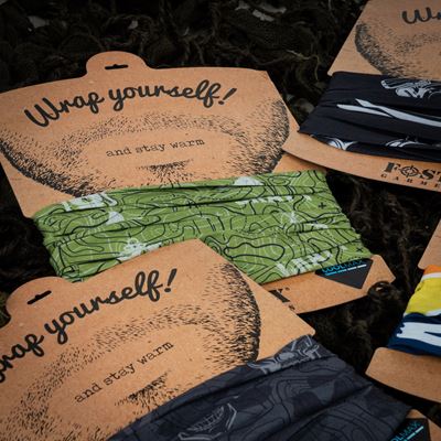 Sciarpa multifunzionale BUSHCRAFT Coolmax VERDE FOSTEX 219343 2