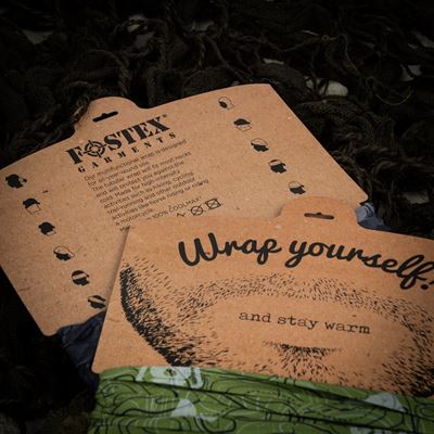 Sciarpa multifunzionale BUSHCRAFT Coolmax VERDE FOSTEX 219343 3