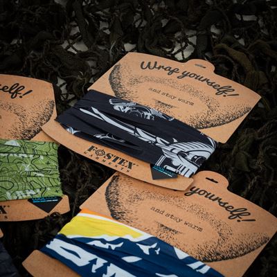 Sciarpa multifunzionale BIKER Coolmax NERO FOSTEX 219345 3