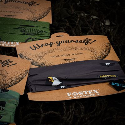 Sciarpa multifunzionale 101st AIRBORNE Coolmax GRIGIO FOSTEX 219348 2