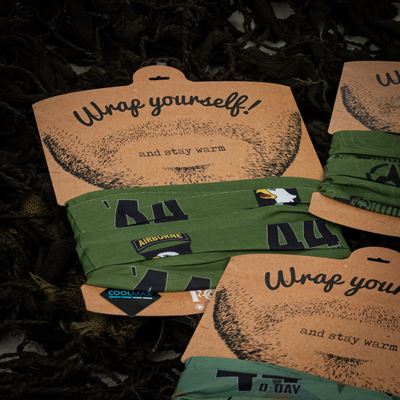 Sciarpa multifunzionale D-DAY SCREAMING EAGLES Coolmax VERDE FOSTEX 219352 5