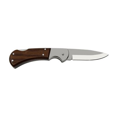Coltello pieghevole SAVAGE INOX con sicura, impugnatura in LEGNO MIKOV 220-XD-1 2