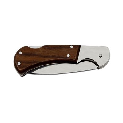 Coltello pieghevole SAVAGE INOX con sicura, impugnatura in LEGNO MIKOV 220-XD-1 6