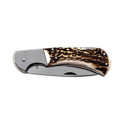 Coltello pieghevole SAVAGE HABLOCK INOX con sicura, impugnatura in CORNO MIKOV 220-XP-1 5