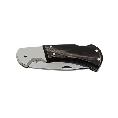 Coltello pieghevole SAVAGE HABLOCK INOX con sicura, impugnatura in CORNO DI BUFALO MIKOV 220-XR-1 5