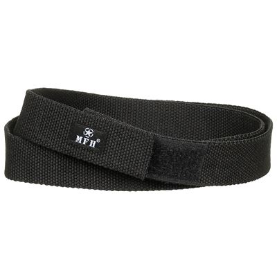 Cintura con chiusura in velcro larghezza 32 mm NERO