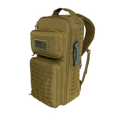 Zaino TACTICAL SINGLE SLING Laser MOLLE COYOTE ROTHCO 2235 3