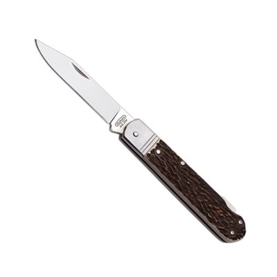 Coltello pieghevole FIXIR con impugnatura in imitazione corno