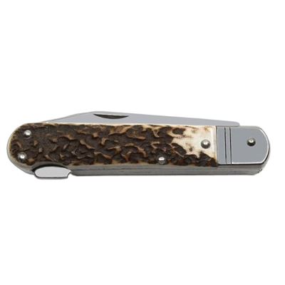Coltello da caccia FIXIR con chiusura di sicurezza e impugnatura in CORNO DI CERVO MIKOV 232-XP-3-KP 4