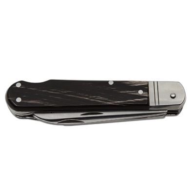 Coltello pieghevole INOX 3 KP con sicura, impugnatura in CORNO DI BUFALO MIKOV 232-XR-3-KP 4