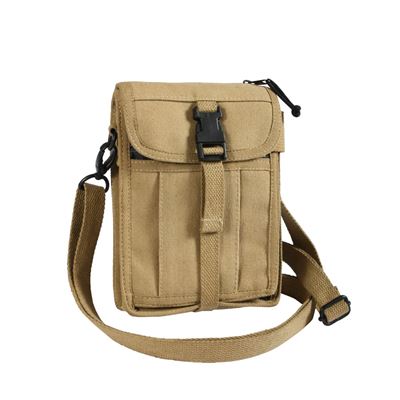 Borsa a tracolla VENTURER in tela KHAKI ROTHCO 2325KHA 2