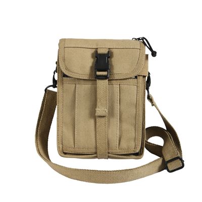 Borsa a tracolla VENTURER in tela KHAKI ROTHCO 2325KHA 4