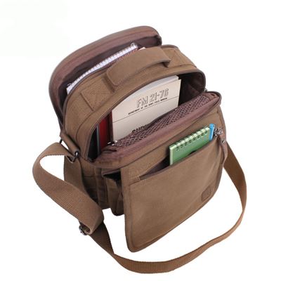 Borsa a tracolla EVERYDAY WORK in tela MARRONE ROTHCO 2360 2