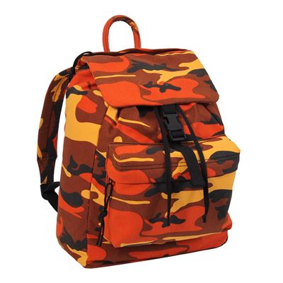 Zaino giornaliero con tasca Savage ORANGE CAMO