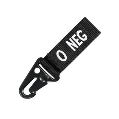 Portachiavi 0 NEG NERO