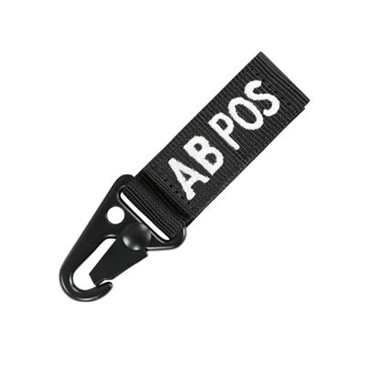 Portachiavi AB POS NERO