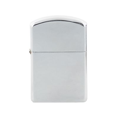 Accendino a benzina lucido CROMO MFH 24073Q 2