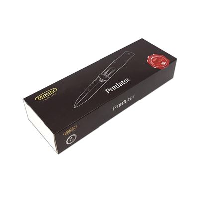 Coltello a serramanico in ACCIAIO DAMASCATO con impugnatura in CORNO DI CERVO MIKOV 241-DP-1-KP 5