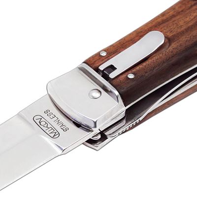 Coltello a scatto PREDATOR con seghetto "COLTELLO DELL'ANNO 2002" MIKOV 241-ND-2-KP 12