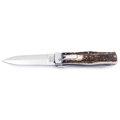 Coltello a scatto 2/KP INOX impugnatura CORNO DESTRO MIKOV 241-NP-2-KP 6