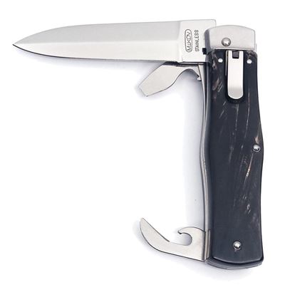 Coltello a scatto 3/KP INOX impugnatura CORNO DI BUFALO MIKOV 241-NR-3-KP 6