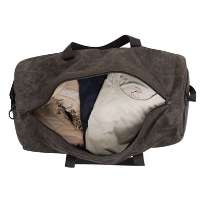 Borsa a tracolla WAXED DUFFLE BAG 24" MARRONE ROTHCO 2417BR 4